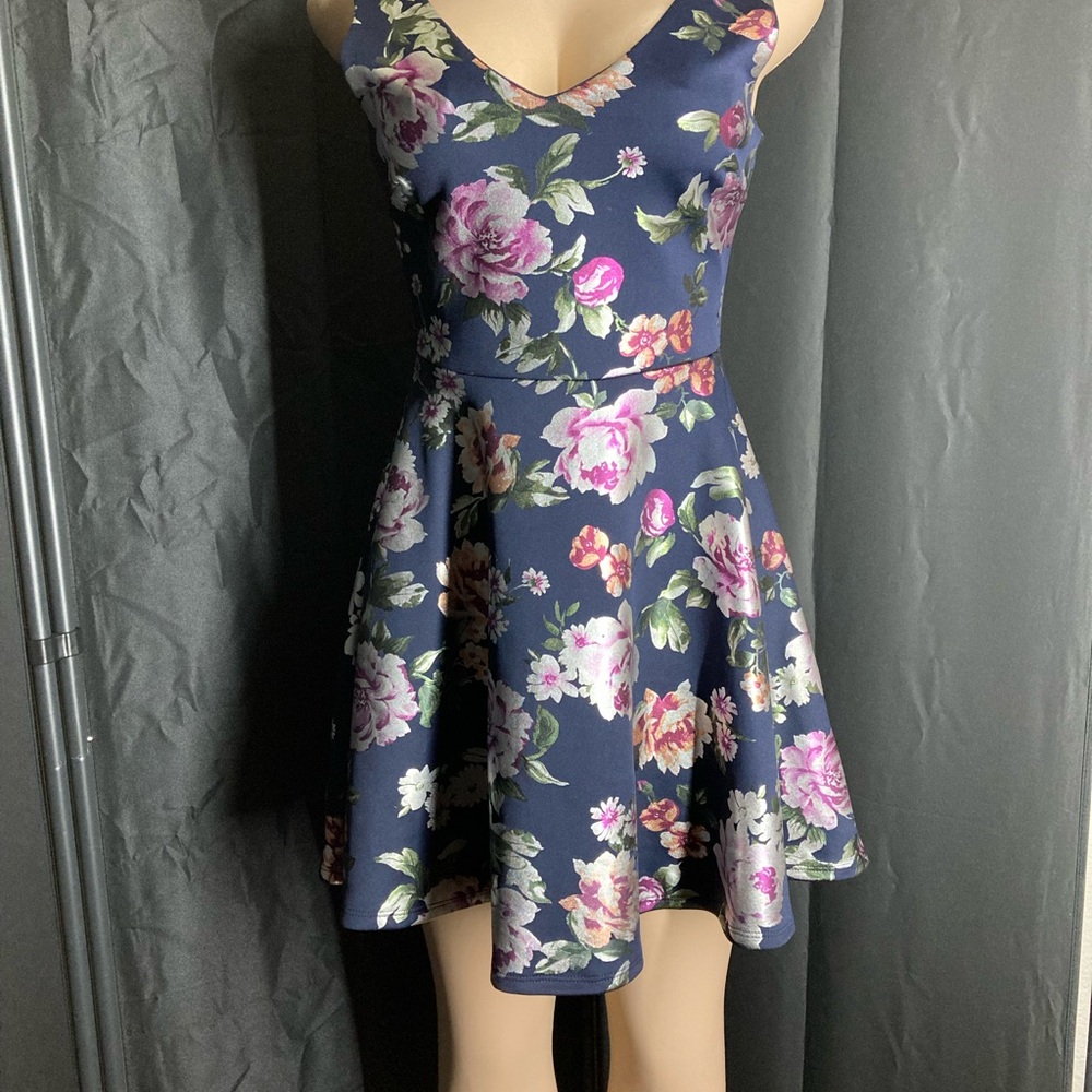 Floral Navy Dress